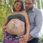 belly painting acchiappasogni e volpe