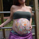 belly painting acchiappasogni e volpe