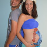 Belly painting organizzato dal papà